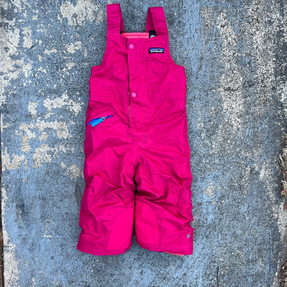 Patagonia Baby Snow Pile Bibs,  Snow pants, Size 2t